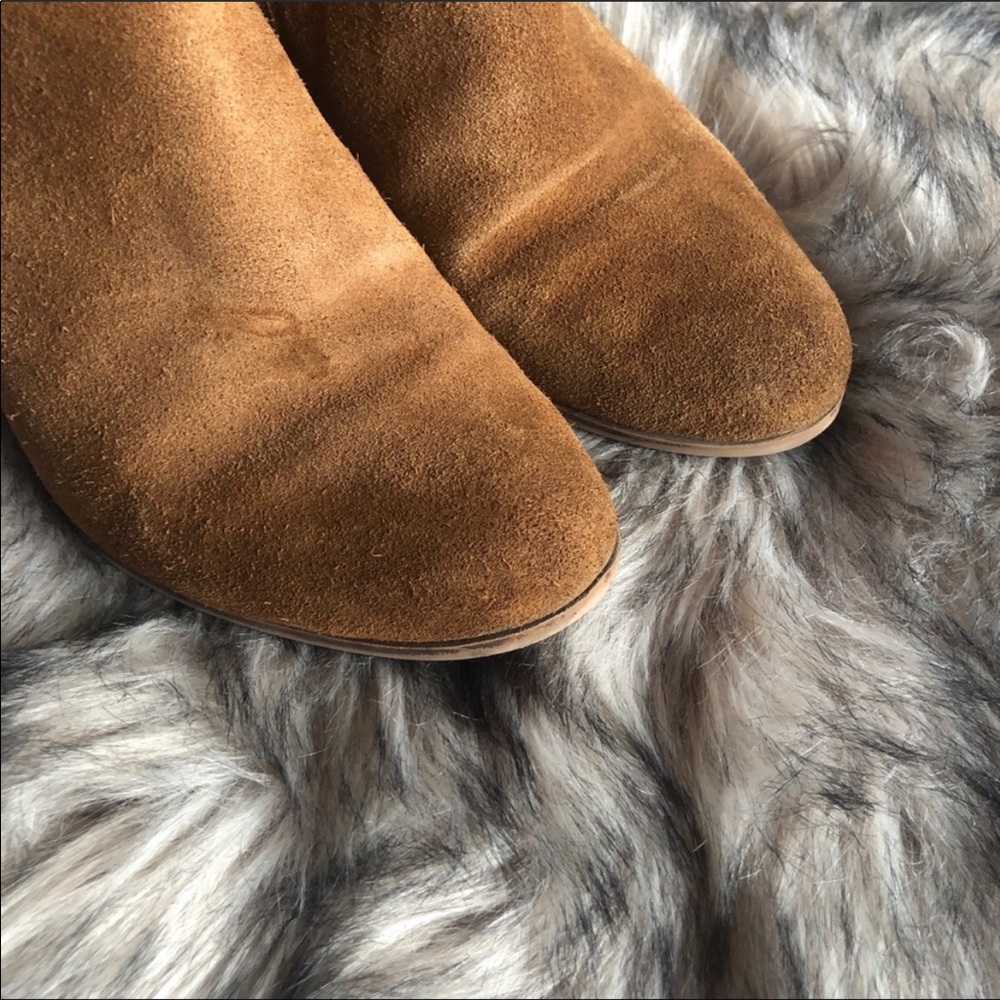 Sam Edelman Lynne Cognac Suede Boots - Picture 6 of 9